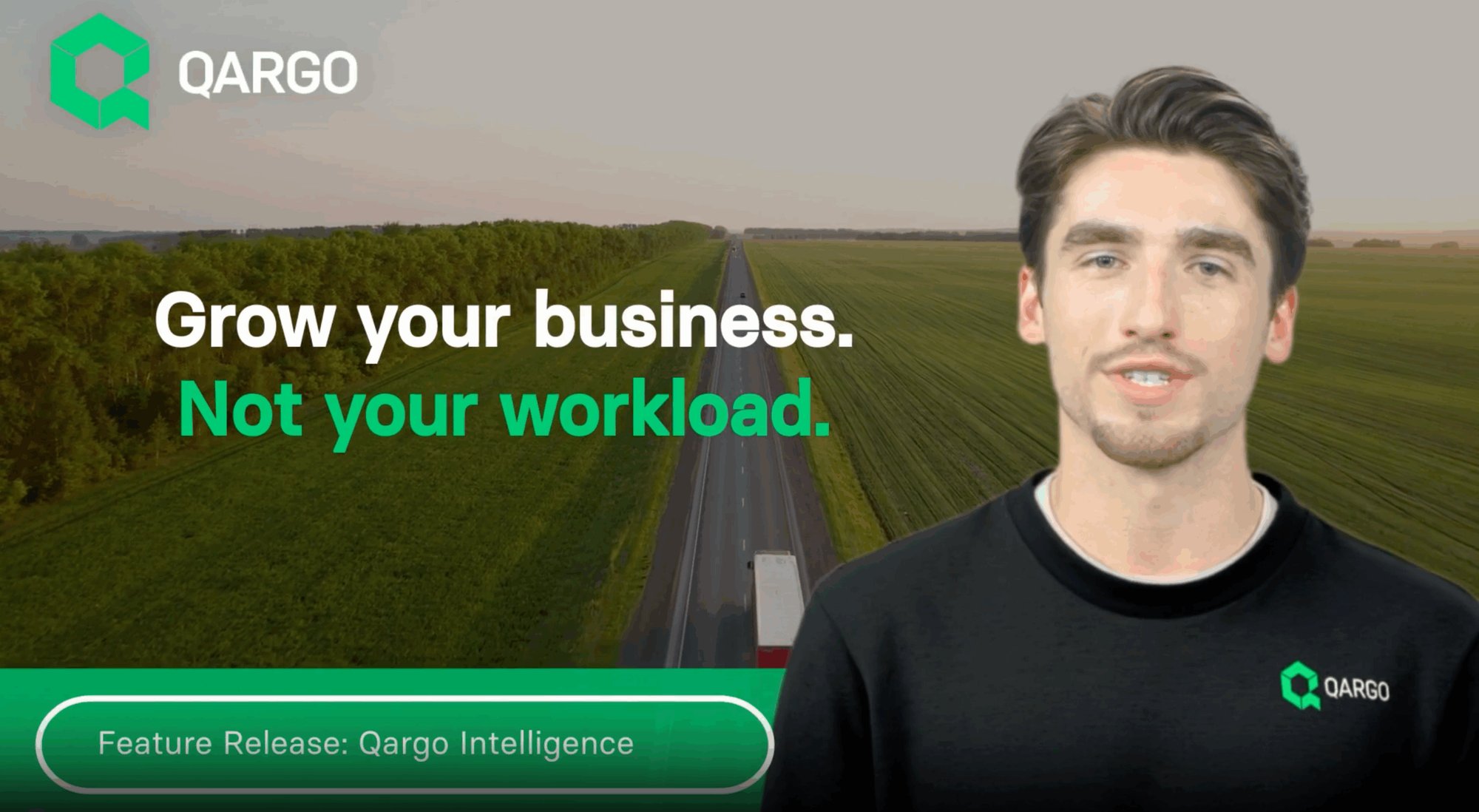 Bannière de nouvelle fonctionnalité : Qargo Intelligence
