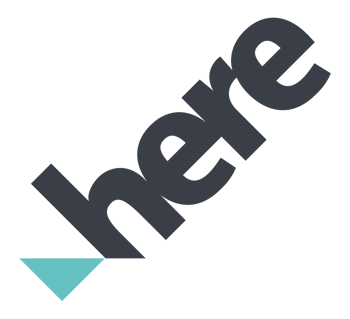 Logo van HERE